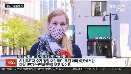 전례 없는 사전투표 열기…트럼프 재선 '빨간불'?