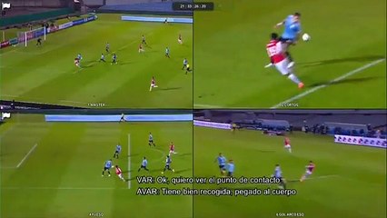 El VAR en Uruguay-Chile
