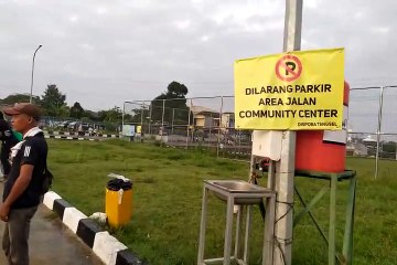Aktivitas Warga Berolahraga Hari Minggu Pagi di Pamulang