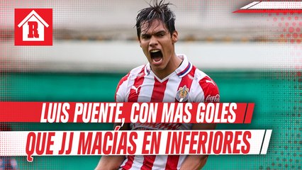 Luis Puente, con más goles que JJ Macías en inferiores del Rebaño
