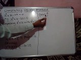 10th Class Mathematics, Quadratic Equations by completing square method (part 1)