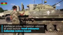 Azerbaycan ordusu, Ermenistan ordusuna ait askeri teçhizatı kendi ordusunun kullandığı renklere boyadı