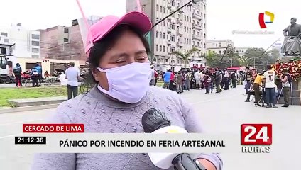 Incendio en feria artesanal: vecinos denunciaron que comerciantes atendían clandestinamente