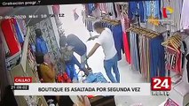 Callao: peligrosos delincuentes roban boutique por segunda vez