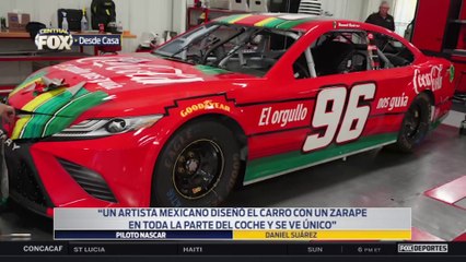 ¿Quién diseñó el estilo 'zarape' del auto de Daniel Suárez?: EXCLUSIVO Central FOX