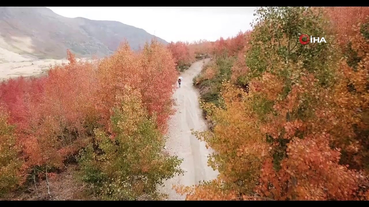 'Nemrut Krater Gölü' sonbahar güzelliğiyle hayran bırakıyor