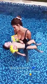 Caroline Receveur et Marlon sur Instagram.