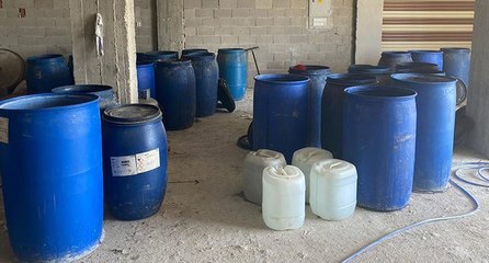 Adana’da 3 bin 220 litre sahte içki ele geçirildi