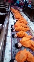 #شاهد كنيسة تستعين بالأطفال لإعادة تمثيل مشهد ذبح الأقباط في ليبيا