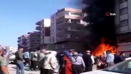 Binada çıkan yangın mahalleliyi sokağa döktü
