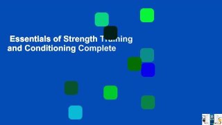 Essentials of Strength Training and Conditioning Complete