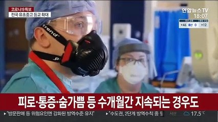 코로나19 후유증 얼마나 가나…"수개월 갈 수도"