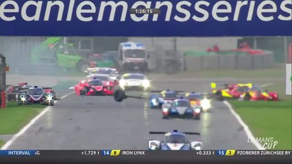 Michelin Le Mans Cup Monza 2020 Lafargue Cresp Schauerman Jensen Big Crash