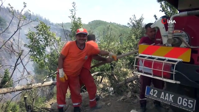 Kahramanmaraş'taki yangınlarda 65 hektar orman alanı zarar gördü