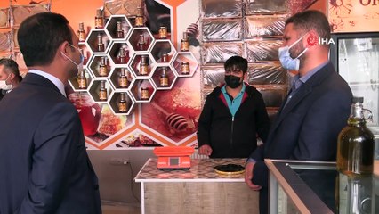 Başkan Vekili Aslan, esnafın sorunlarını yerinde dinliyor