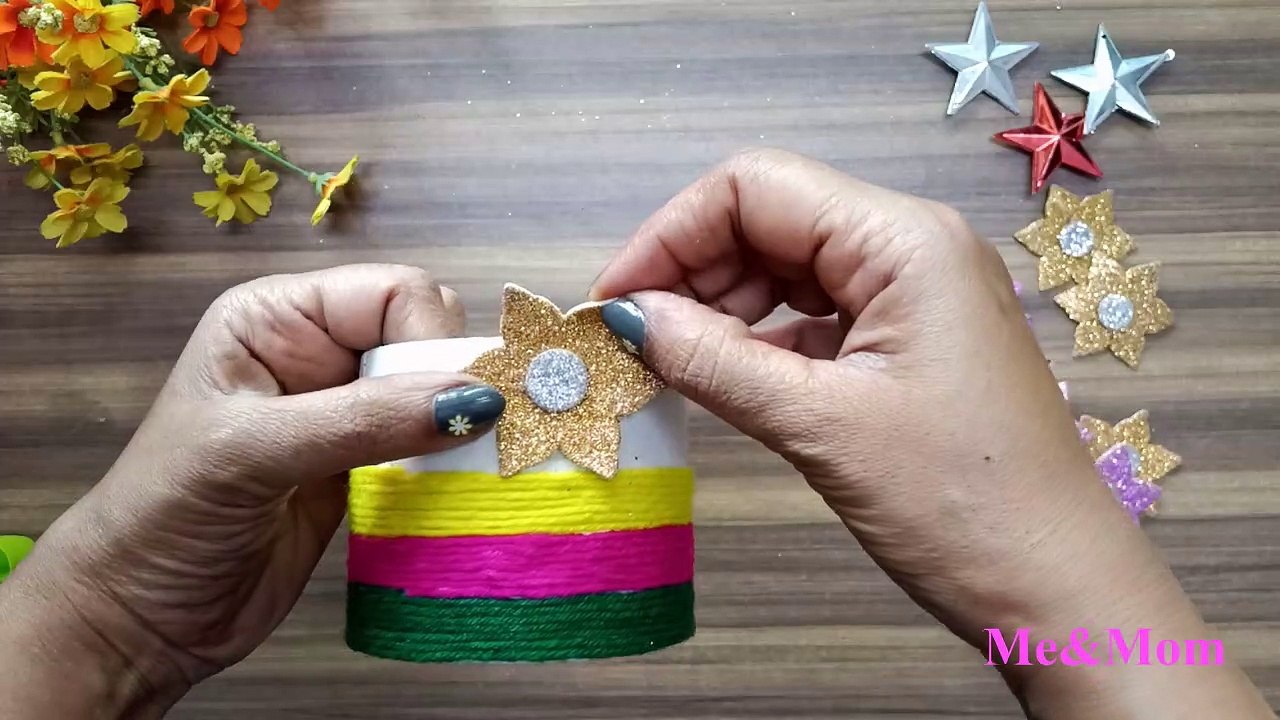 Reuse broken cups-DIY-easy craft work-waste cup reuse idea