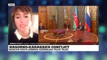 Nagorno-Karabakh conflict: Moscow hosts Armenia-Azerbaijan truce talks