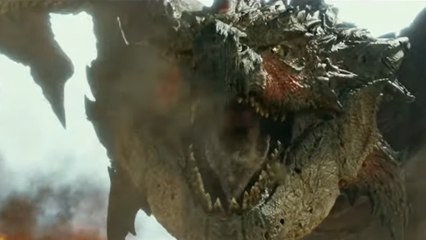 Monster Hunter Movie : Tony Jaa vs Black Diablos + Rathalos CLIP