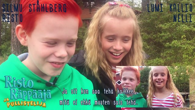 RISTO RÄPPÄÄJÄ JA VÄÄRÄ VINCENT Elokuva - Silmu & Lumi: Sama haastattelu kahden Räppääjä-leffan kuvauksissa