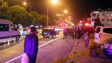 Alkollü şahıslar polise zor anlar yaşattı