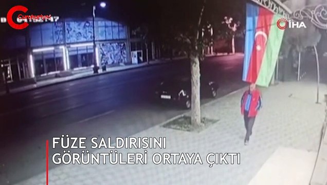 Ermenistan'ın Gence'ye düzenlediği füze saldırısının görüntüleri ortaya çıktı
