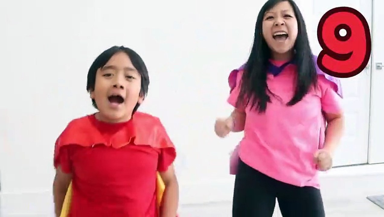 Superhero Exercise Workout for kids with Ryan's World!