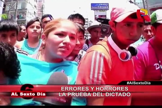 Errores y horrores ortográficos: La prueba del dictado al estilo de Al Sexto Día