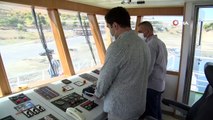 Başkan Alan, Elazığ-Tunceli arasında feribotla yolcu taşıdı