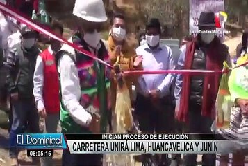Inician construcción de carretera que unirá Lima, Huancavelica y Junín