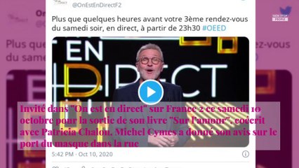 Michel Cymes explique pourquoi il s'oppose au port du masque dans la rue