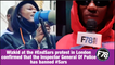 F78NEWS:  #Wizkid at the #EndSars protest in London confirmed that the Inspector Of Police has banned #Sars