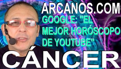 CANCER, NO TE AFERRES AL PASADO EN EL AMOR - Horóscopo ARCANOS.COM 11 17 de octubre 2020 - Semana 42