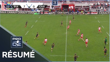 PRO D2 - Résumé Biarritz Olympique-US Carcassonne: 37-10 - J5 - Saison 2020/2021
