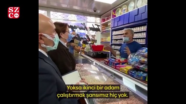 Esnafın isyanını paylaşan Akşener: Bizim meselemiz bir memleket meselesidir