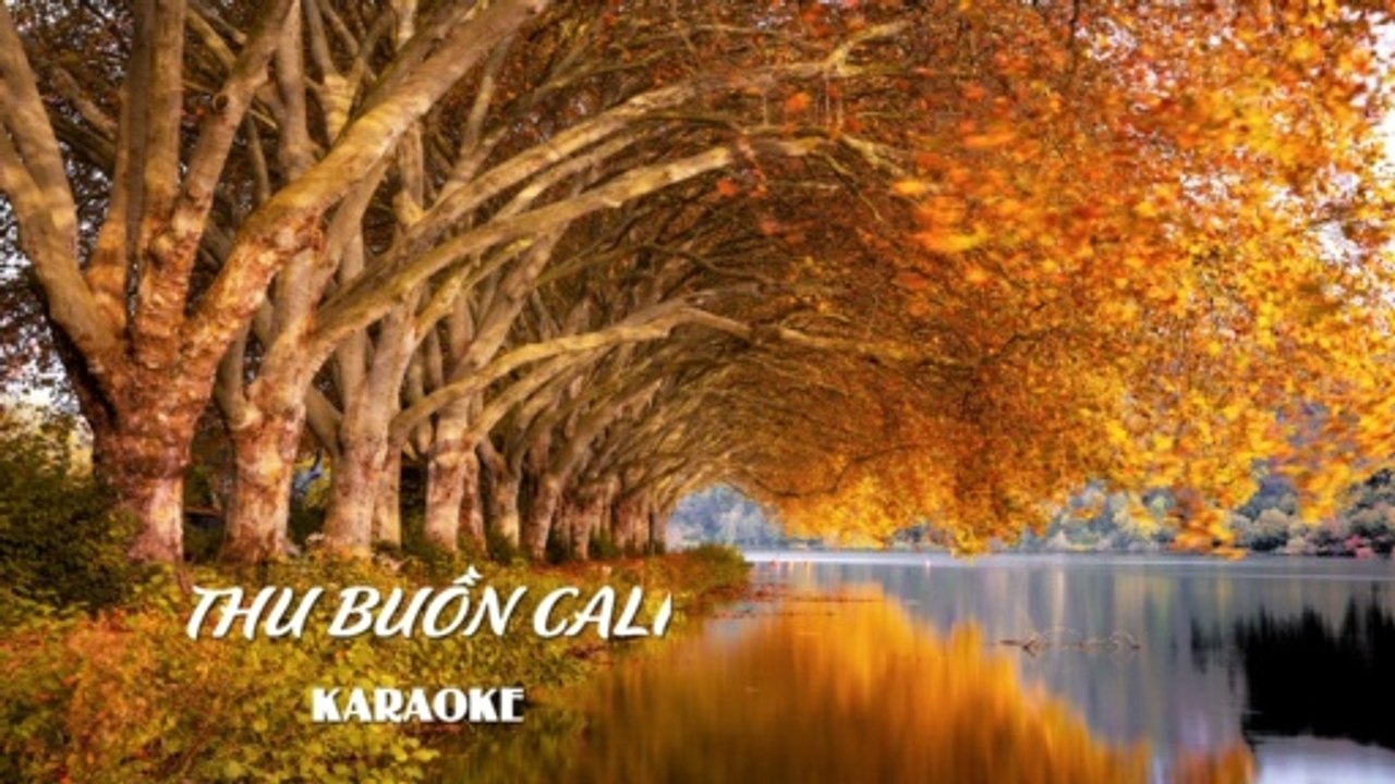 Thu Buồn Cali - Karaoke ( Ton Nam - Am ) | 3N Music