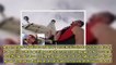 Video shows two skydivers get stuck to landing gear of a plane - News Today