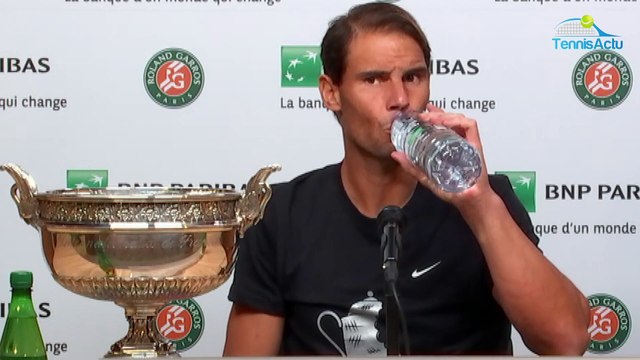 Roland-Garros 2020 - Rafael Nadal avec 13 Roland-Garros et 20 Grand Chelem : Merci Roger pour ce message ! je pense que Federer est heureux quand je gagne et je suis heureux quand il réussit bien