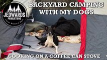 Backyard Camping with My Dogs