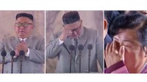 North Korea : Kim Jong-un Tears Up During Emotional Speech At Parade | Oneindia Telugu