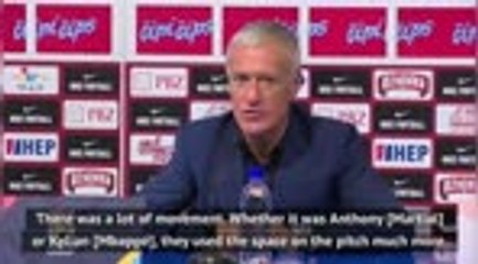 France played Griezmann in his best position and he scored - Deschamps