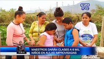 Maestros darán clases a seis mil niños en escuelas improvisadas en Guayaquil