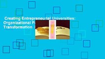 Creating Entrepreneurial Universities: Organizational Pathways of Transformation  Best Sellers