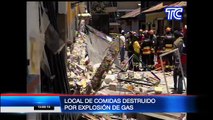Así fue la grave explosión en un local de comida en Quito que dejo ocho heridos y varios daños materiales