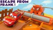 Escape from Frank with Hot Wheels Marvel Avengers and PJ Masks Cars with Disney Pixar Cars 3 Lightning McQueen and Frank in this Family Friendly Full Episode English Toy Story for Kids Funlings Race