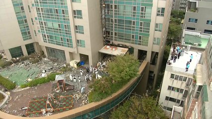 울산 주상복합아파트 화재 3층 테라스에서 시작 / YTN