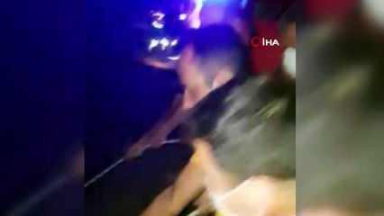 40 metrelik uçurumdan 3 saatte kurtarıldılar