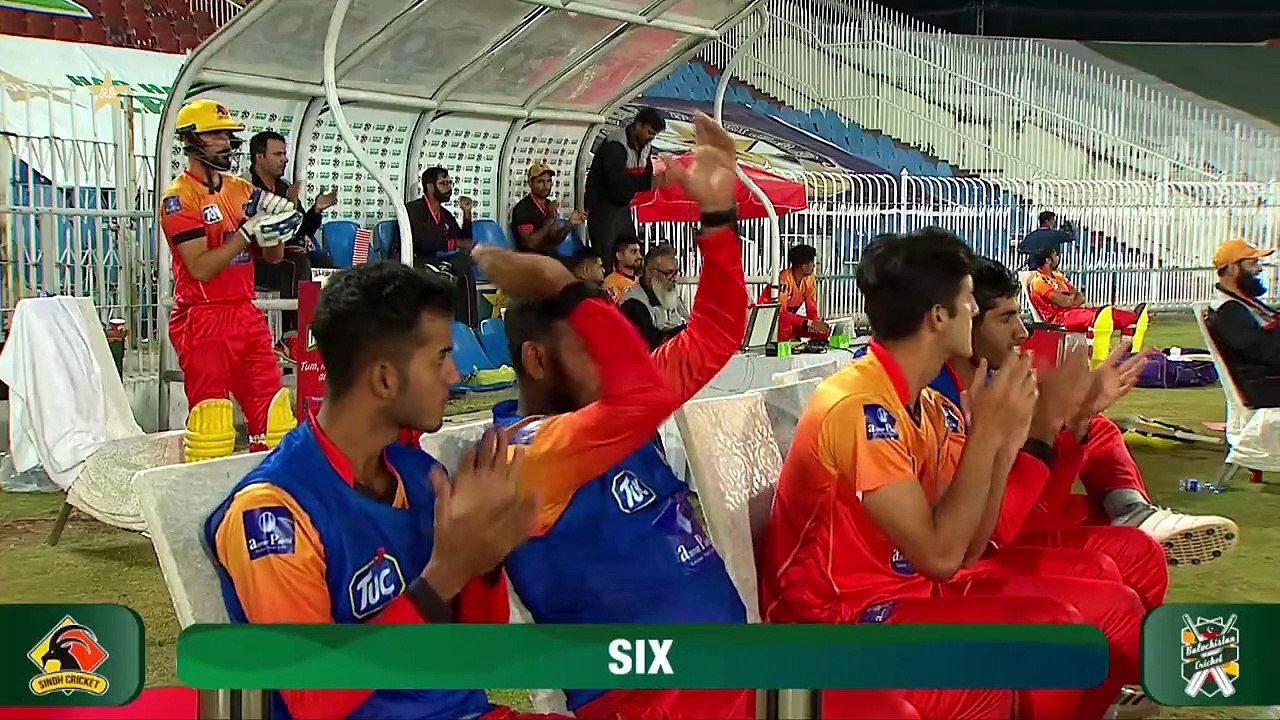Hassan Khan 28* off 14 in the 2020 National T20 Cup