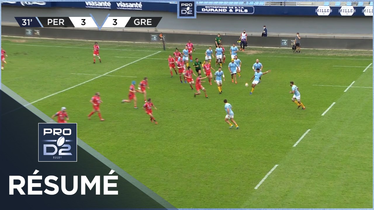 PRO D2 - Résumé USA Perpignan-FC Grenoble Rugby: 26-18 - J5 - Saison 2020/2021
