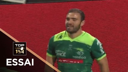 TOP 14 - Essai de Eliott ROUDIL (SP) - Pau - Lyon - J4 - Saison 2020/2021