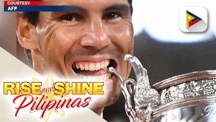 Nadal, naipanalo ang 13th French Open; 20th grand slam title, naitala